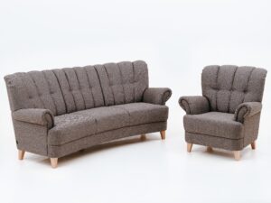 Soffa Lisa Svängd 3-sits