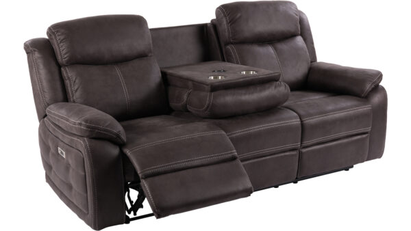 Teddy recliner 3-sits soffa, drop down bord EL