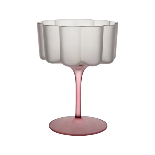 Lillie cocktail/dessertglas rosa