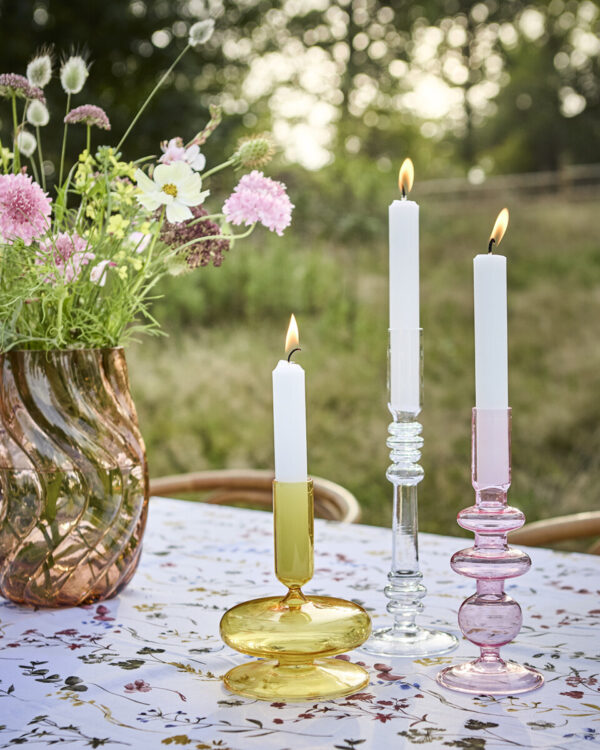 Daisy ljusstake rosa - Bild 2