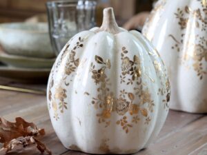 Pumpa antik mässing H18,5cm