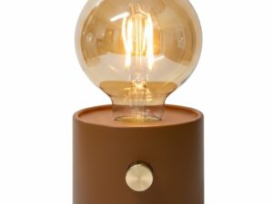 No cable battery lampa brun