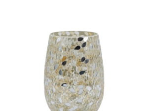 Ljuslykta med mosaik H23cm